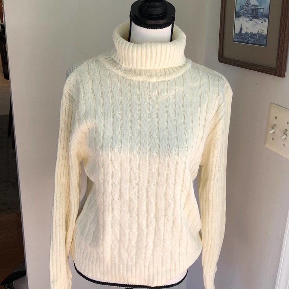 Brand new Apollo cream turtle neck Sweater.